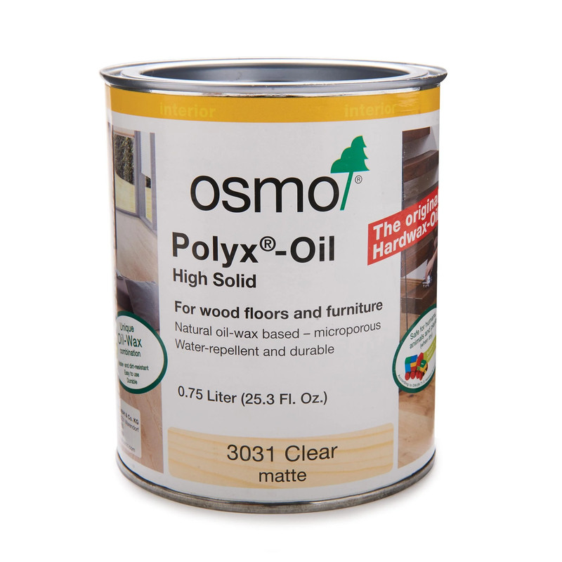 Polyx-Oil - Solvent Based - Finish Color:Clear - Sheen:Matte - Size:0.75 Liter